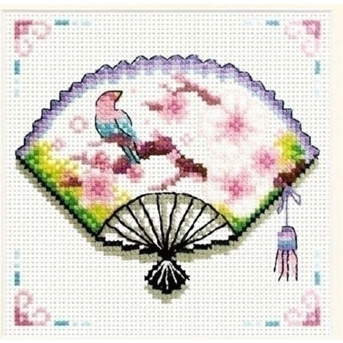 Needleart Needleart Cherry Blossom Fan 140.029