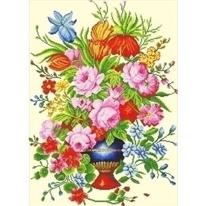 Needleart Needleart Elegant Floral Arrangement 640.056