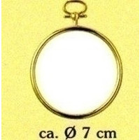 Kunststof borduurlijst Ø 7 cm 0009469