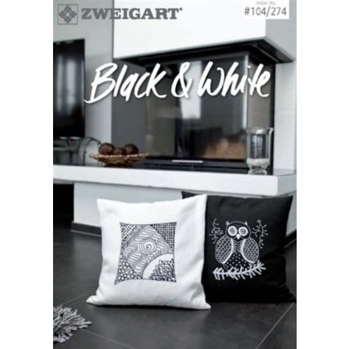 Zweigart Zweigart borduurboekje Black and White 104 274