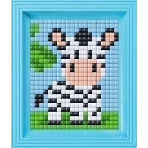 PixelHobby Pixelhobby XL Baby zebra geschenkverpakking