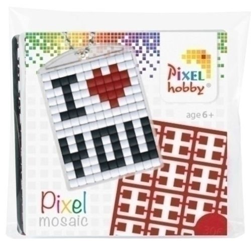 PixelHobby Pixelhobby medaillon startset I Love You