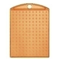 Pixelhobby medaillon oranje transparant