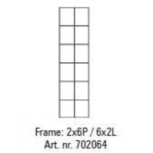PixelHobby Pixelhobby lijst 6x2P 2x6L