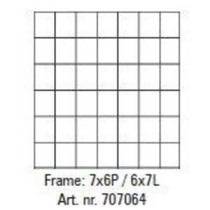 PixelHobby Pixelhobby lijst 7x6P 6x7L