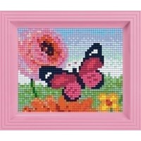 Pixelhobby Geschenkverpakking Roze vlinder 31339
