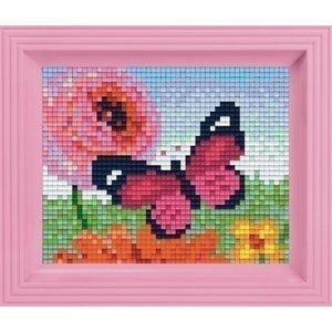 PixelHobby Pixelhobby Geschenkverpakking Roze vlinder 31339