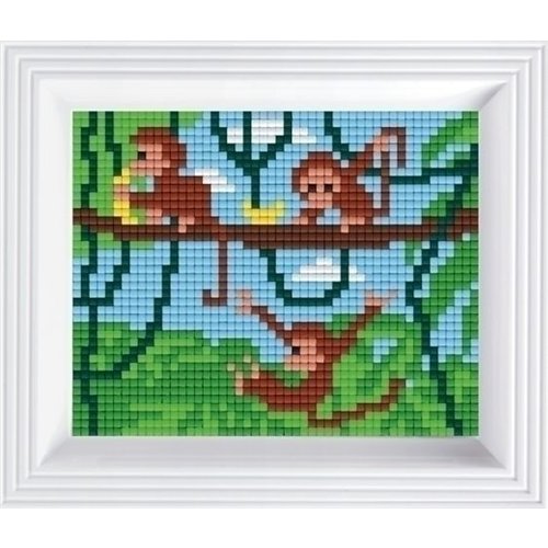 PixelHobby Pixelhobby set Slingerende aapjes 31255