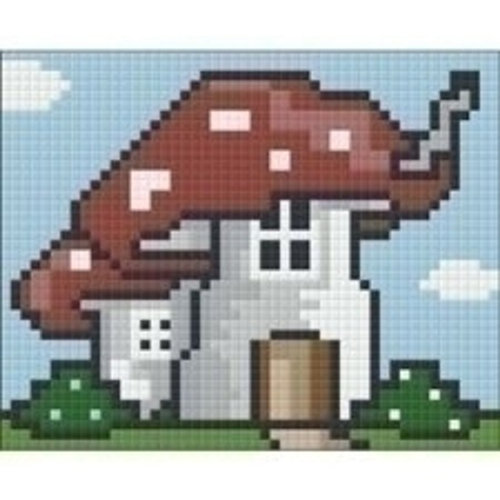 PixelHobby Pixelhobby set paddenstoelhuisje 31022