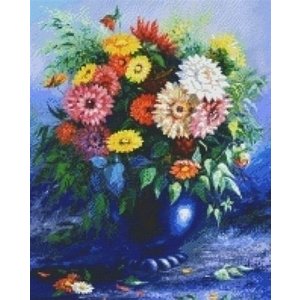 PixelHobby Pixelhobby patroon 816080 Vaas met Bloemen