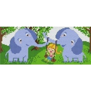 PixelHobby Pixelhobby patroon 803026 Schommel olifanten
