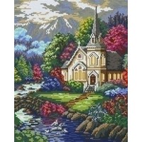 Pixelhobby patroon 809015 Kerk