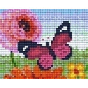 PixelHobby Pixelhobby patroon 801339 Flowers Butterfly