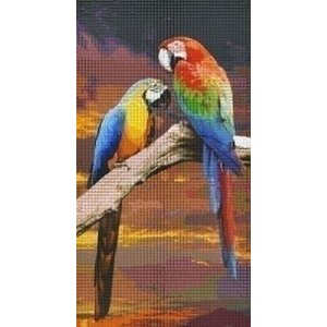 PixelHobby Pixelhobby patroon 824018 Papegaai Macaws