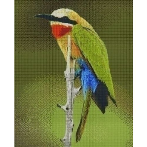PixelHobby Pixelhobby Patroon 836013 Vogel op tak PixelHobby Pixelhobby Patroon 836013 Vogel op tak