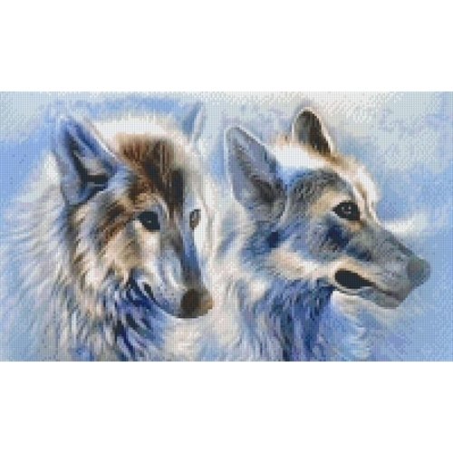 PixelHobby Pixelhobby patroon 5400 Twee Wolven PixelHobby Pixelhobby patroon 5400 Twee Wolven