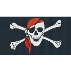 PixelHobby Pixelhobby patroon 5320 Piratenvlag
