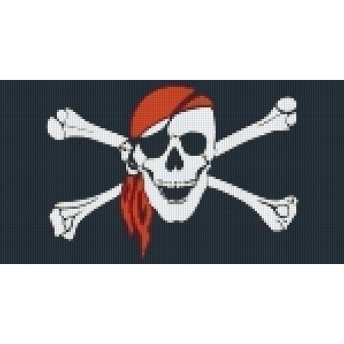 PixelHobby Pixelhobby patroon 5320 Piratenvlag