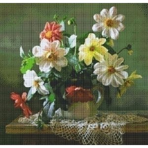 PixelHobby Pixelhobby patroon 830026 Vaas Bloemen