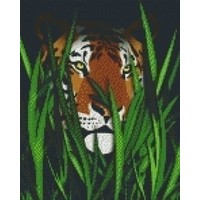 Pixelhobby patroon 809227 Tijger tussen het gras