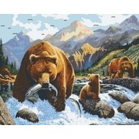 Pixelhobby patroon 825016 Berenfamilie