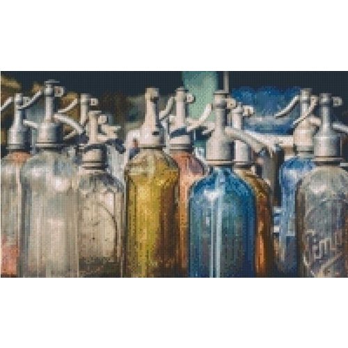 PixelHobby Pixelhobby patroon 5299 Oude Flessen PixelHobby Pixelhobby patroon 5299 Oude Flessen