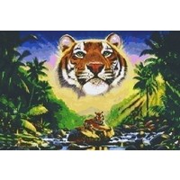 Pixelhobby patroon 830044 Tijger Waakt