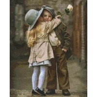 Pixelhobby patroon 836015 Kissing Kids
