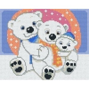 PixelHobby Pixelhobby patroon 804420 Familie ijsbeer