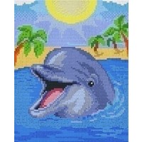 Pixelhobby patroon 804377 Dolfijn