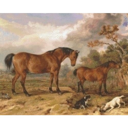 PixelHobby Pixelhobby patroon 5329 Paarden in de Wei