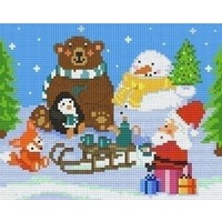 Pixelhobby patroon 804424 Thee Kerst