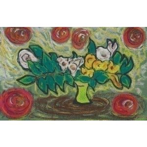 PixelHobby Pixelhobby patroon 5445 Schilderij met bloemen