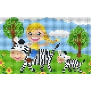 PixelHobby Pixelhobbhy patroon 802076 Rijden op zebra PixelHobby Pixelhobbhy patroon 802076 Rijden op zebra