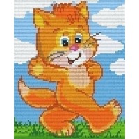 Pixelhobby patroon 804378 Zwaaiend Katje