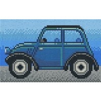 Pixelhobby patroon 802089 Oldtimer blauw