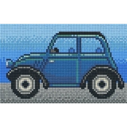 PixelHobby Pixelhobby patroon 802089 Oldtimer blauw PixelHobby Pixelhobby patroon 802089 Oldtimer blauw