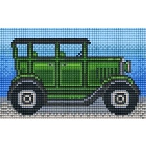 PixelHobby Pixelhobby patroon 802088 Oldtimer groen