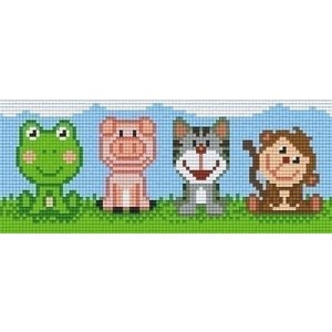 PixelHobby Pixelhobby patroon 802065 Cute Animals PixelHobby Pixelhobby patroon 802065 Cute Animals