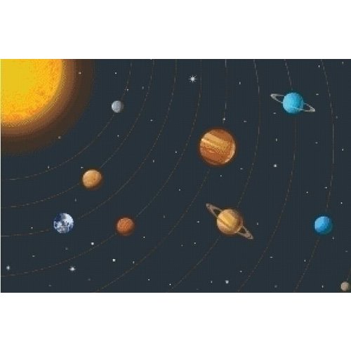 PixelHobby Pixelhobby patroon 5316 Zonnestelsel PixelHobby Pixelhobby patroon 5316 Zonnestelsel