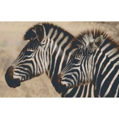 PixelHobby Pixelhobby patroon 5368 Twee Zebra's