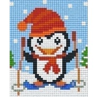 Pixelhobby patroon 801394 Skiende Pinguin