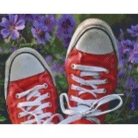 Pixelhobby patroon 5298 Rode schoenen