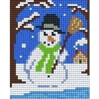 Pixelhobby patroon 801392 Sneeuwman