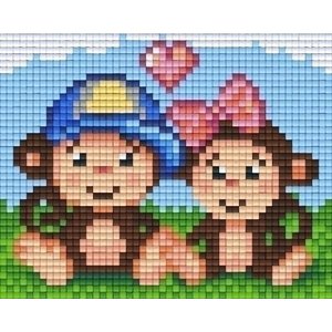 PixelHobby Pixelhobby patroon 801371 Love Aapjes