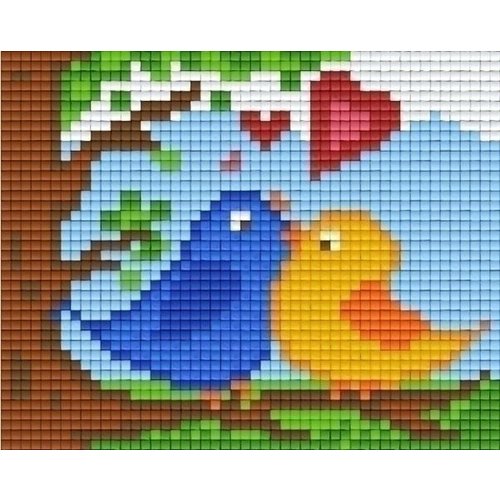 PixelHobby Pixelhobby patroon 801373 Lovebirds PixelHobby Pixelhobby patroon 801373 Lovebirds