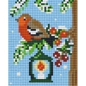 PixelHobby Pixelhobby patroon 801389 Vogel met lantaarn