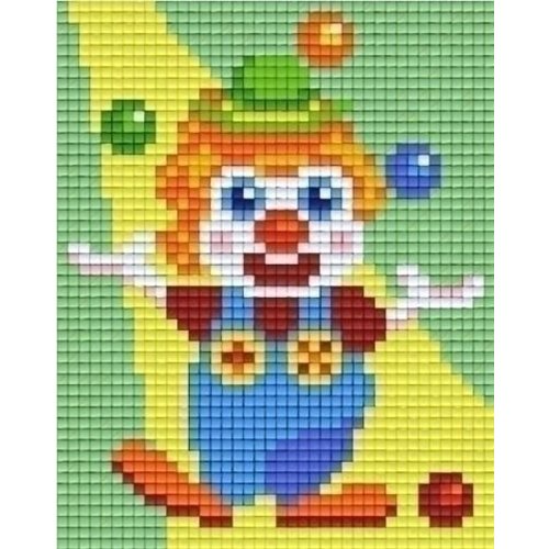 PixelHobby Pixelhobby patroon 801396 clown jongleren PixelHobby Pixelhobby patroon 801396 clown jongleren