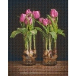 PixelHobby Pixelhobby patroon 5244 Tulpen in een Vaas