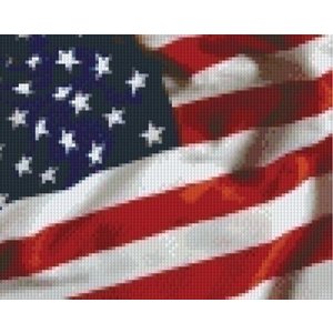 PixelHobby Pixelhobby patroon 5241 Amerikaanse Vlag